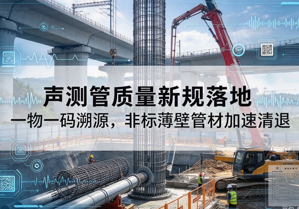 通渭声测管质量新规落地，一物一码溯源，非标薄壁管材加速清退